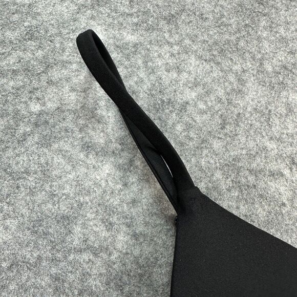 Lululemon Waterside Swim Top Black Triangle Bikini Size 8 A/B - Picture 3 of 10